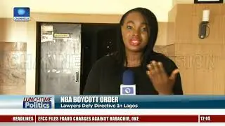 Lawyers In Lagos Shun NBA Boycott Order |Lunchtime Politics|