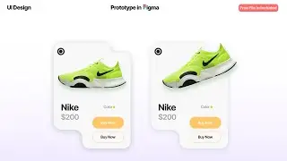 Nike Shoes Animation in Figma | UI/UX Design Tutorial 👟