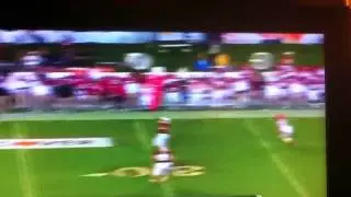 Stanford coach falls on his face