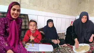 ❤️✨Mahin's family: How Masoumeh takes care of her grandmother✨❤️