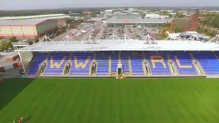 Warrington Wolves Stadium Aerial footage