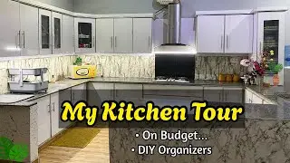🏡Kitchen Tour + Smart Organization Ideas | Space Saving Hacks in Budget✅