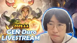 GEN.G Duro Fullstream 2025.6.6 KR Challenger Gameplay
