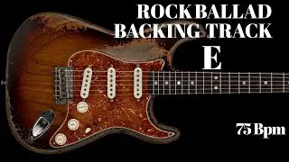 Emotional Slow Rock Ballad Jam Track in E