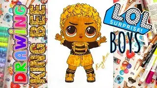 LOL Surprise BOYS how to draw King Bee!