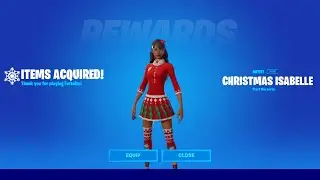 Как получить БЕСПЛАТНЫЙ облик Крисабель в Fortnite! (Представлены испытания Winterfest 2021)