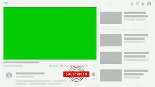 notification Green screen video