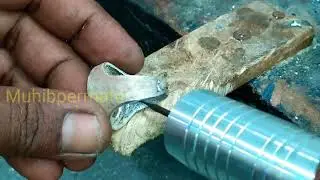 Membuat cincin perak model bungkus(Robot)