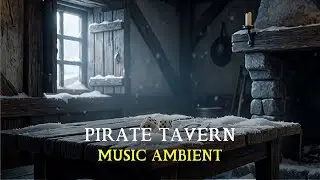Snowy Night in the Celtic Inn | Fireplace Sounds & 3 Hours of Calm Medieval Music