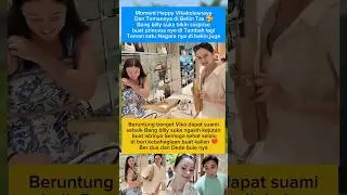 princess dan Teman nya senang di beliin Tas sama Bang billy #billysyahputra #vikakolesnaya #shorts