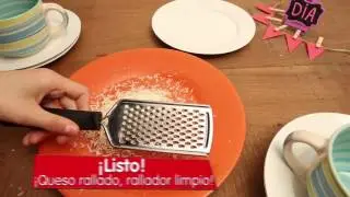 TIP DIA - &iquest;C&oacute;mo rallar queso sin que se quede en el rallador? (F&aacute;cil)