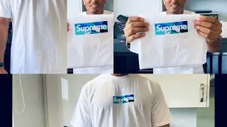 Supreme Emilio Pucci BOX LOGO UNBOXING AND FITTING ON BODY (week 12 SS21)
