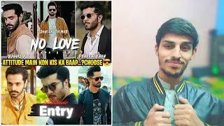 Reaction on FEROZ Khan😈|DANISH TAIMOR😠|WAHAJ Ali👿||Attitude WhatsApp Status