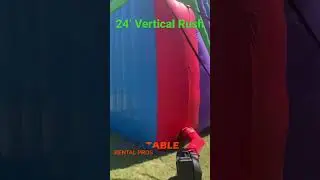 24&rsquo; Vertical Rush Double Lane Dry Slide | Lafayette LA | Inflatable Rental Pros