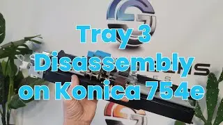 Разборка лотка 3 на Konica 754e #konicaminolta #konica