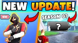 Fortnite Update: *NEW* iKONIK SKIN + SEASON 8 Stuff! - 6 New Things in Battle Royale!