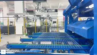 Mesh cable tray welding production line