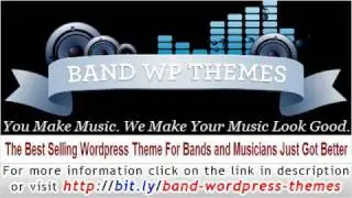 Band WordPress Theme - The ultimate Wordpress Theme for bands.