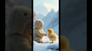 Chick and baby#trending #animation #cartoon #funny #music #noah #funforkids #5littlechicks