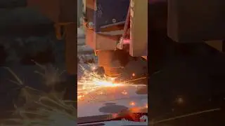 Metal 10mm laser cutting machine fastest #lasercutting