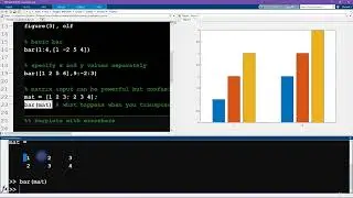 (Matlab) Course 6: 44   Making bar plots with error bars