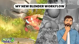How I Created a Stylized 3D Scene Without Modeling or Sculpting in Blender