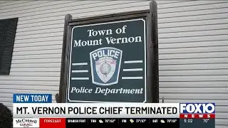 Mount Vernon police chief says he was fired