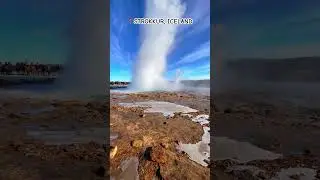 THE EARTH EXPLODES??? IN ICELAND!! #geysir #geysers #iceland