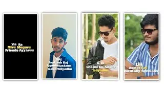 🔰instagram 📈 trending 3 friends video editing in telugu #TejEditzz 