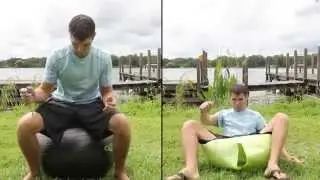 Testing the Anti-Burst Strength of Live Infinitely's Forever Flex Exercise Ball