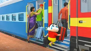Bhabhi Ji Ke Gaon🏡😱Gaye | Jack Shinchan Chacha ji 🥰 Indian Theft Auto Simulator | New Update 