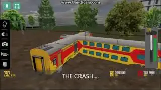 THE CRASH... | Indian Train Simulator (Android) | Express Drive | Double Decker