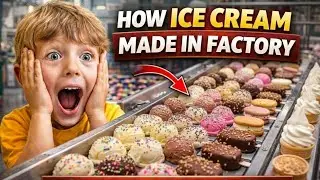 Ice Cream Factory Tour | How Ice Cream Is Made 😲