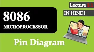 3.1: 8086 Microprocessor PIN DIAGRAM | Part 1 | in Hindi