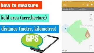 Measurements of field area and distance by Tarazone technical