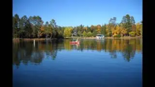 Cedaroma Lodge in the Fall on Little St. Germain Lake