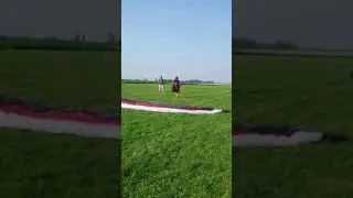 Start Windenschlepp slo-mo. Nullwind.