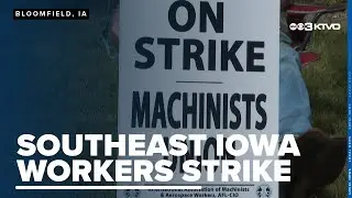 Southeast Iowa workers strike for better pay, benefits