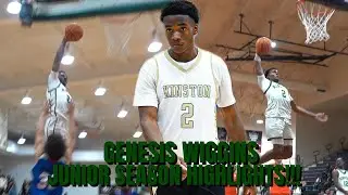 GENESIS WIGGINS JUNIOR SEASON HIGHLIGHTS!!! KINSTON HIGH GUARD!!