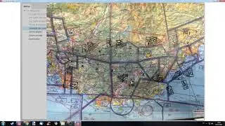 Principe de navigation 01 Tracer un vol sur une carte 1/500000