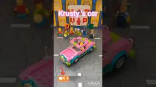 krusty 's car. Lego 10352 krusty burger Simpson en stop motion #simpsons #krustytheclown