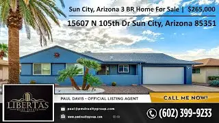 Sun City Home For Sale 15607 N 105th Dr Sun City Arizona Real Estate and Homes For Sale Sun City AZ