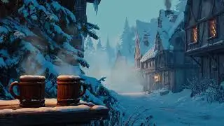 Enchanting Snowy Christmas Grotto ❄️ Relaxing Lofi Music for Focus & Sleep (1 Hour) ✨