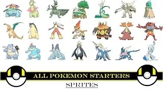 All Pokemon Starters (Animated Sprites)