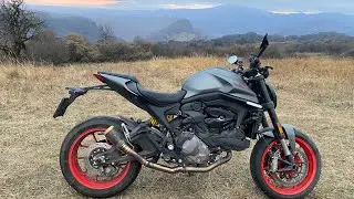 Tbilisi-Telavi Mountain Pass on 950 ducati monster