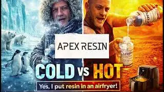 Apex Resin CurePro - Tested in Extreme Cold and Heat 😳 (Real Test) @CCUKRESIN (DO NOT TRY THIS)