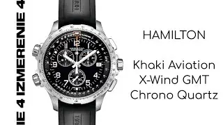 Обзор 4 Измерение  HAMILTON X-WIND GMT Chrono Quartz H77912335