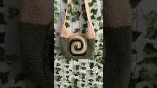 Earth Tote Crocheting Tutorial - Crocheting 101 Tricks #Shorts