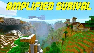 minecraft ps4 legacy edition amplified survival day 1 good start
