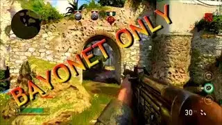 BAYONET ONLY CHALLENGE! Call of Duty WWII